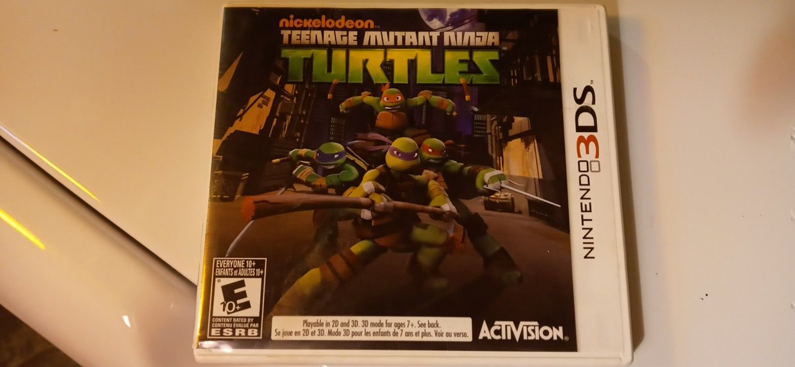 Nintendo 3DS Teenage Mutant Ninja Turtles Game