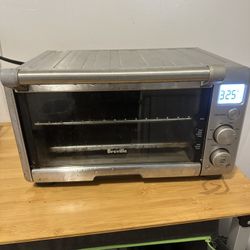 Breville BOV650XL the Compact Smart Oven Countertop Toaster Oven, Brushed Stainless Steel