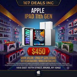Ipad A16 11th gen 128gb wifi unlocked