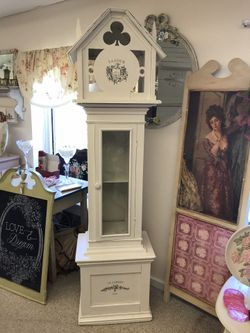 Repurposed grandfather clock