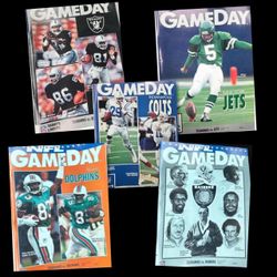 Vintage 1(contact info removed) Seattle Seahawks Kingdome Program Lot (5 Issues)