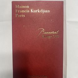 Maison Francis Kurkdjian Paris ( Baccarat Rouge 540 )