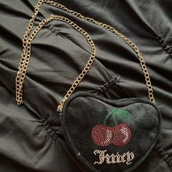KIDS Juicy Couture Cherry Mini Heart Purse