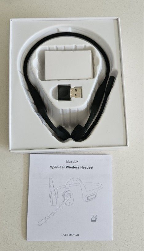 BLUE AIR OPEN-EAR WIRELESS HEADSET