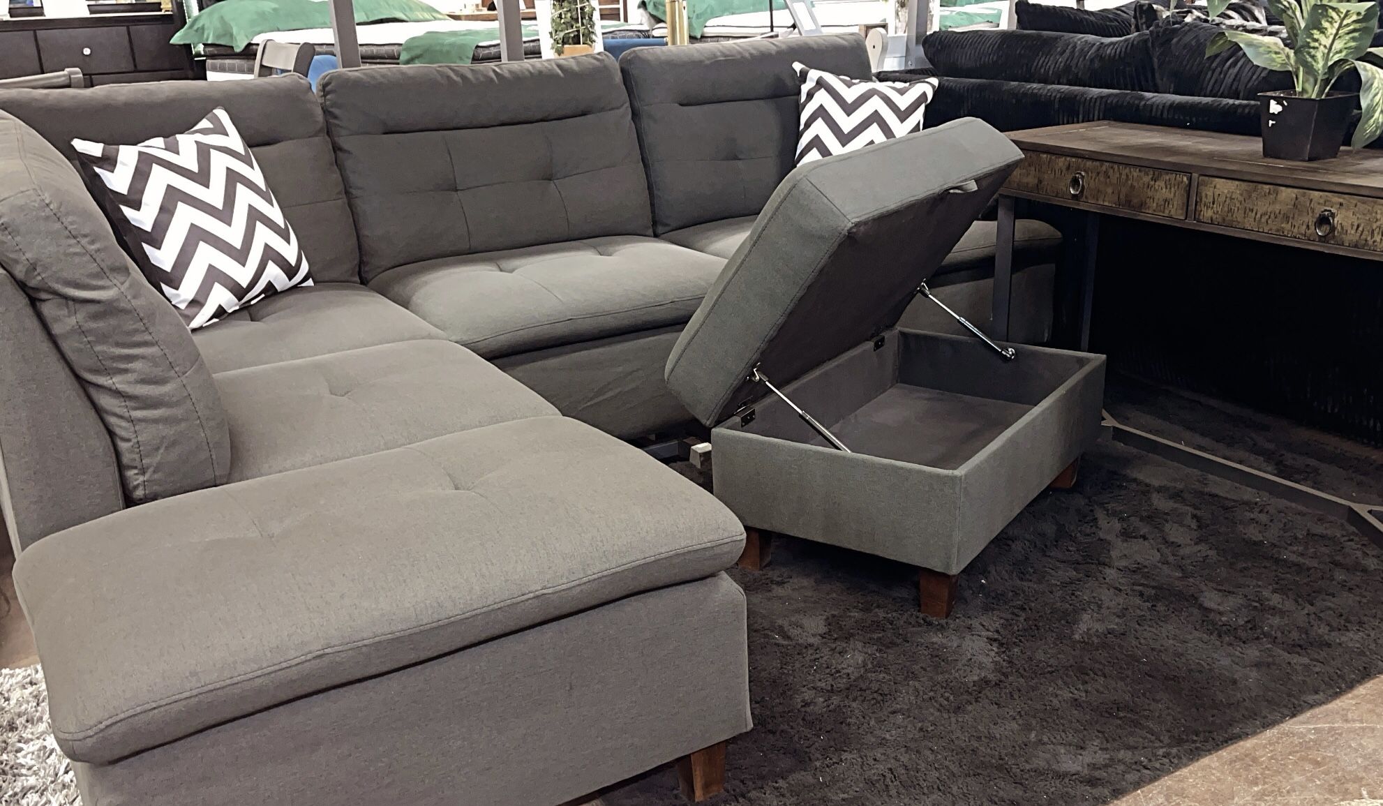 3pcs Sectional With Ottoman $799.99