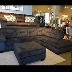 20A1S10*__Comfort Sectional Couch With Chaise * Brand New * In Stock  *P A Y   E A S I L Y