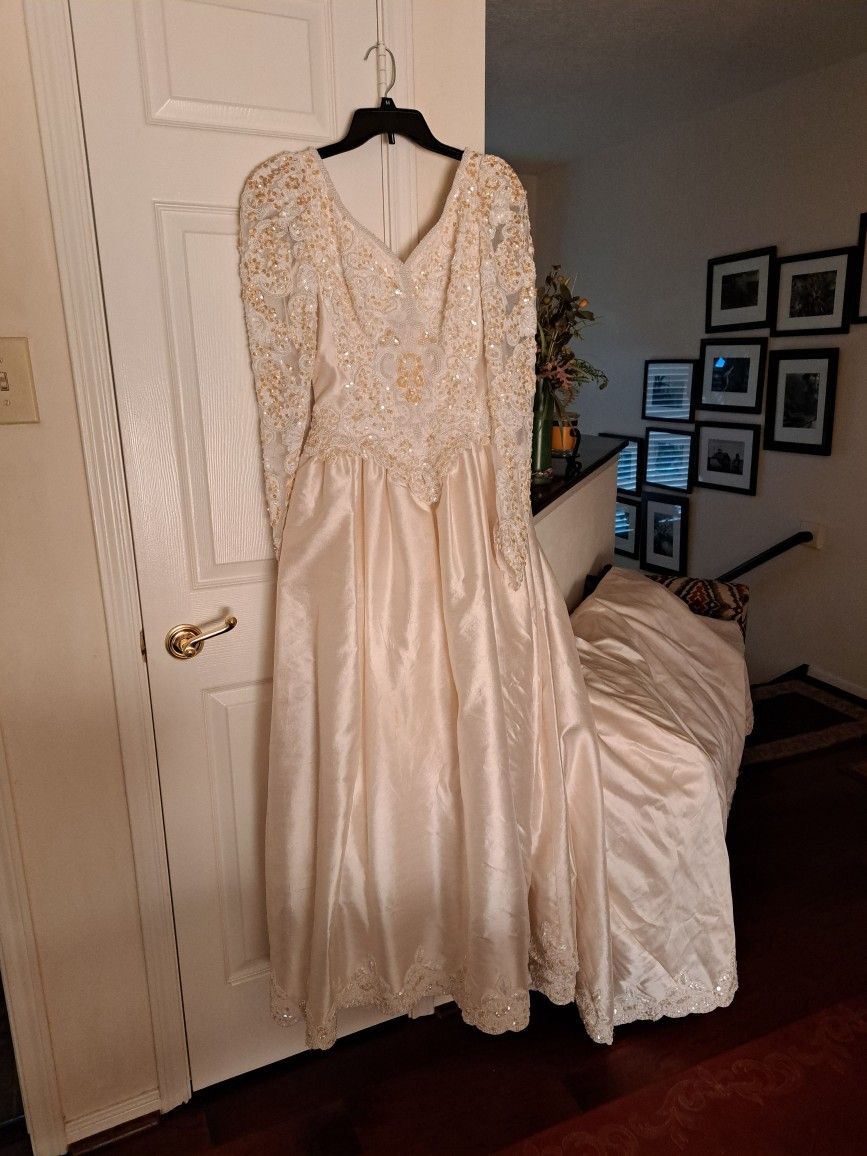 Champagne Wedding Dress