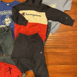 Champion Hoodie And Joggers Soft Size 4T Boys