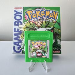 Pokemon Green Version GB/GBC Game with Box (ENGLISH)