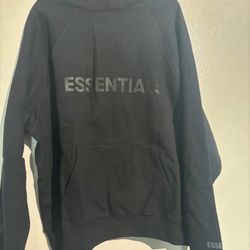 Essentials Black Hoodie 