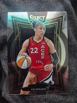 A'ja Wilson 2025 Panini Select WNBA Trading Card