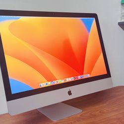 2017 iMac 27” 5K | Intel i5 3.4 GHz | 16 GB RAM | 500 GB SSD | macOS Ventura | Radeon Pro 570 4GB