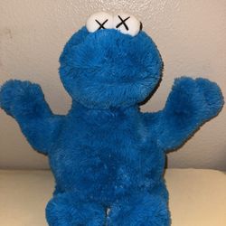 Kaws x Sesame Street Uniqlo Cookie Monster Limited Edition Plush 18”