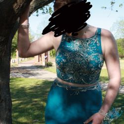 Size 10 Blush Prom Dress