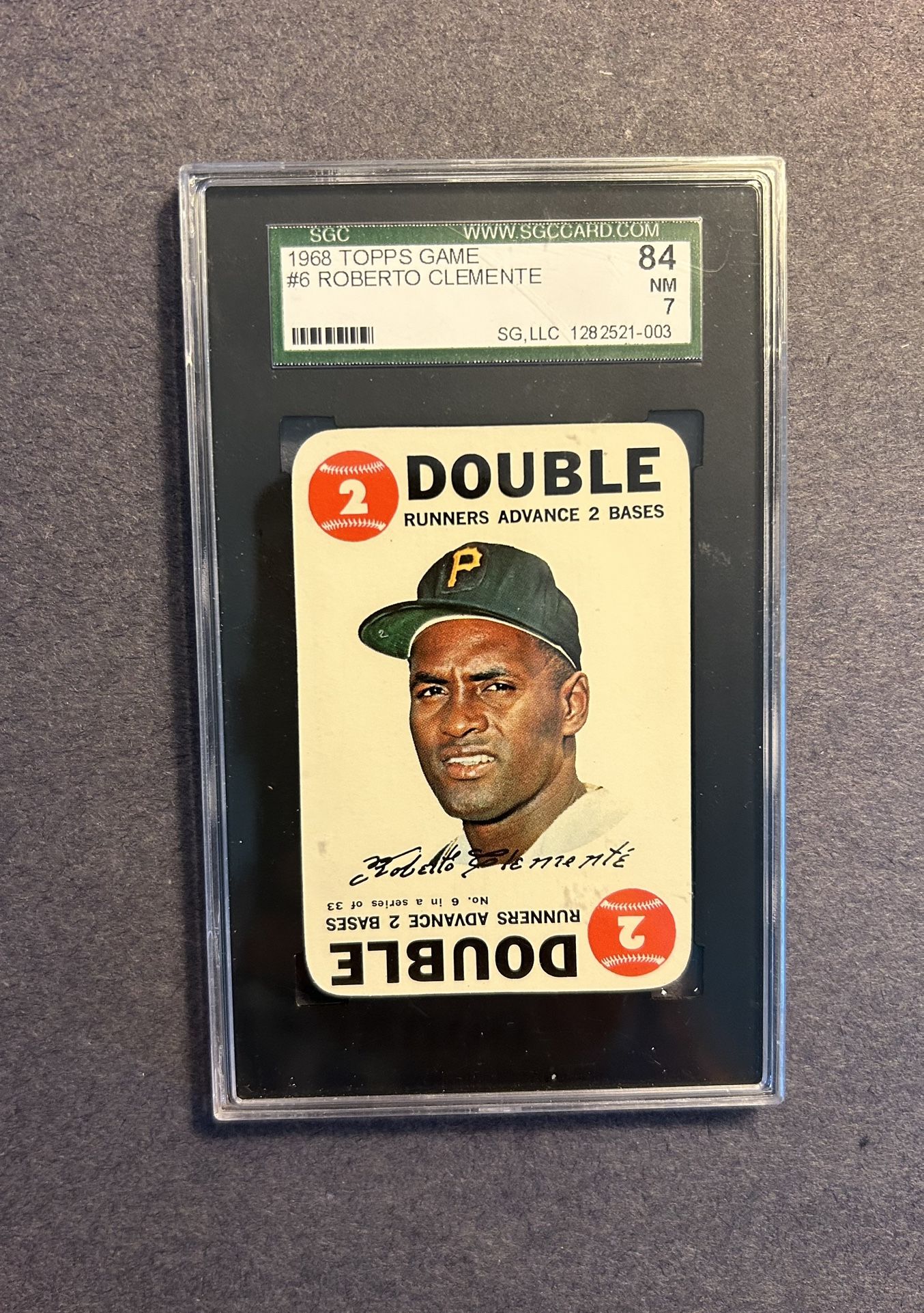 Vintage 1968 Topps Game #6 Roberto Clemente. Negotiable