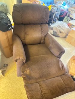 Brown Reclining Rocking Chair