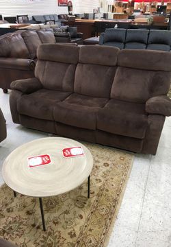 Three piece recliner sofa love chair
