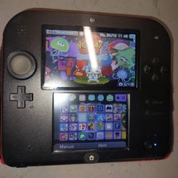 Nintendo 2ds Red And Black With 29 Games On Console 180 Dollars Firm 
