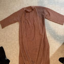 Zara Felt Trench Coat Size Small