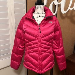 Women’s The North Face Pink Puffer Jacket
