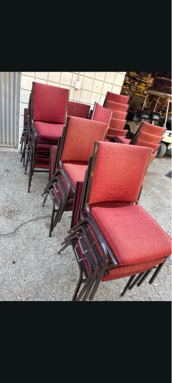 Red chairs
