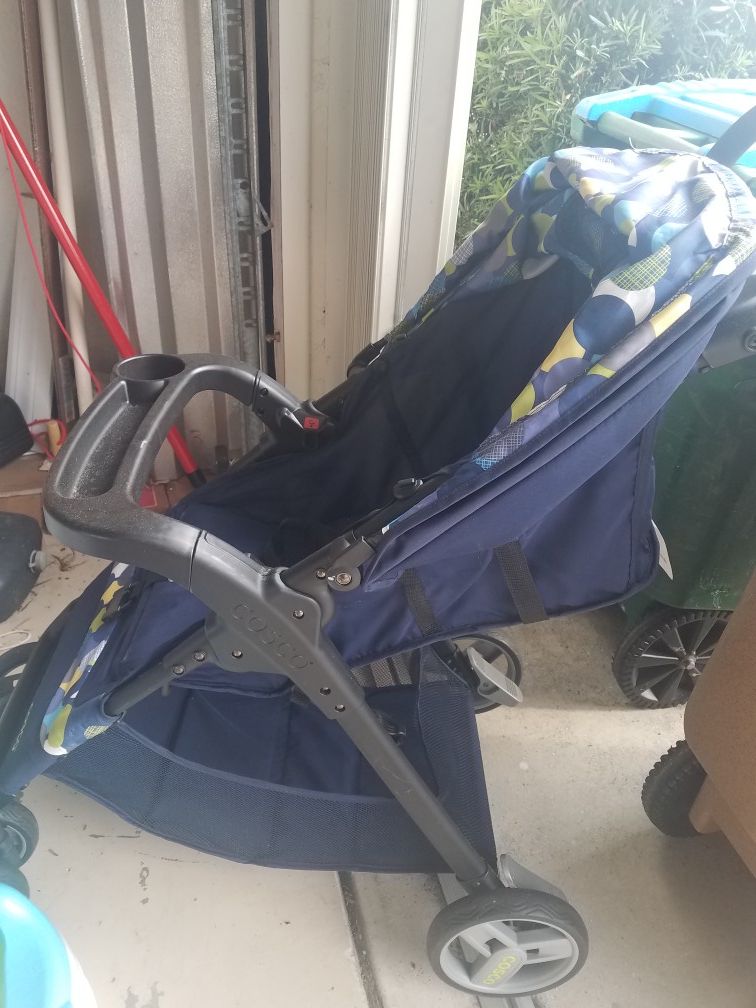 Cosco stroller, navy blue