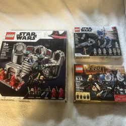 Retired lego sets star wars and the hobbit 
