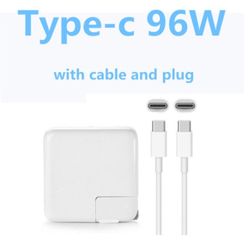 96W USB-C Charger for MacBook 12"/Pro 13"15"16"/Air 13" w/USB-C Charge Cable(2M)