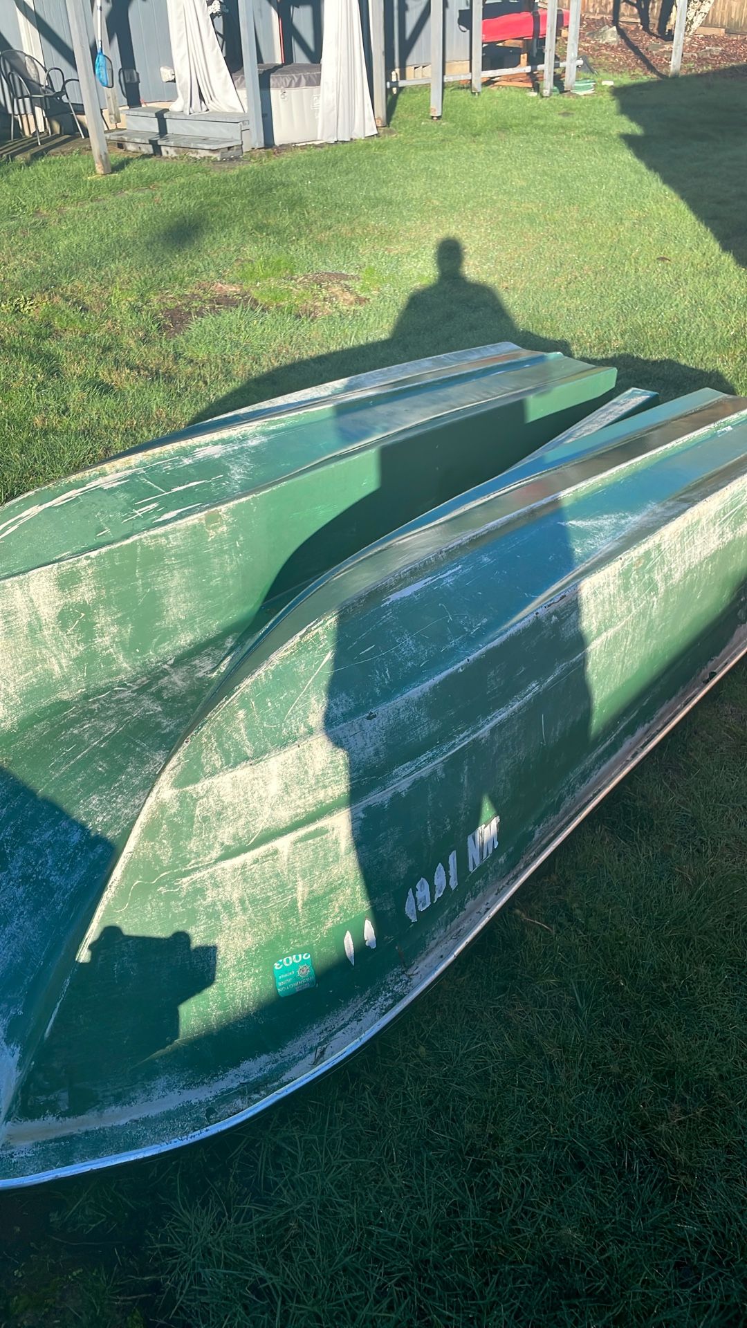 10’ Sorensen Fiberglass Boat