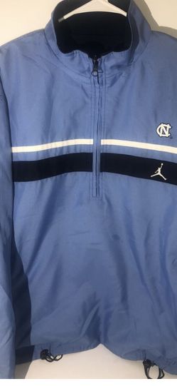 Air Jordan University of North Carolina 1/4 zip reversible pull over mens xl