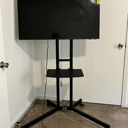 Rolling TV Stand