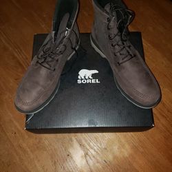 Sorel Moc Boots Brown Khaki 