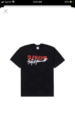 Supreme tee size medium brand new black