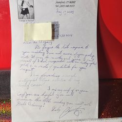 Chico Vejar Boxing Great Signed Autograph Letter W/COA