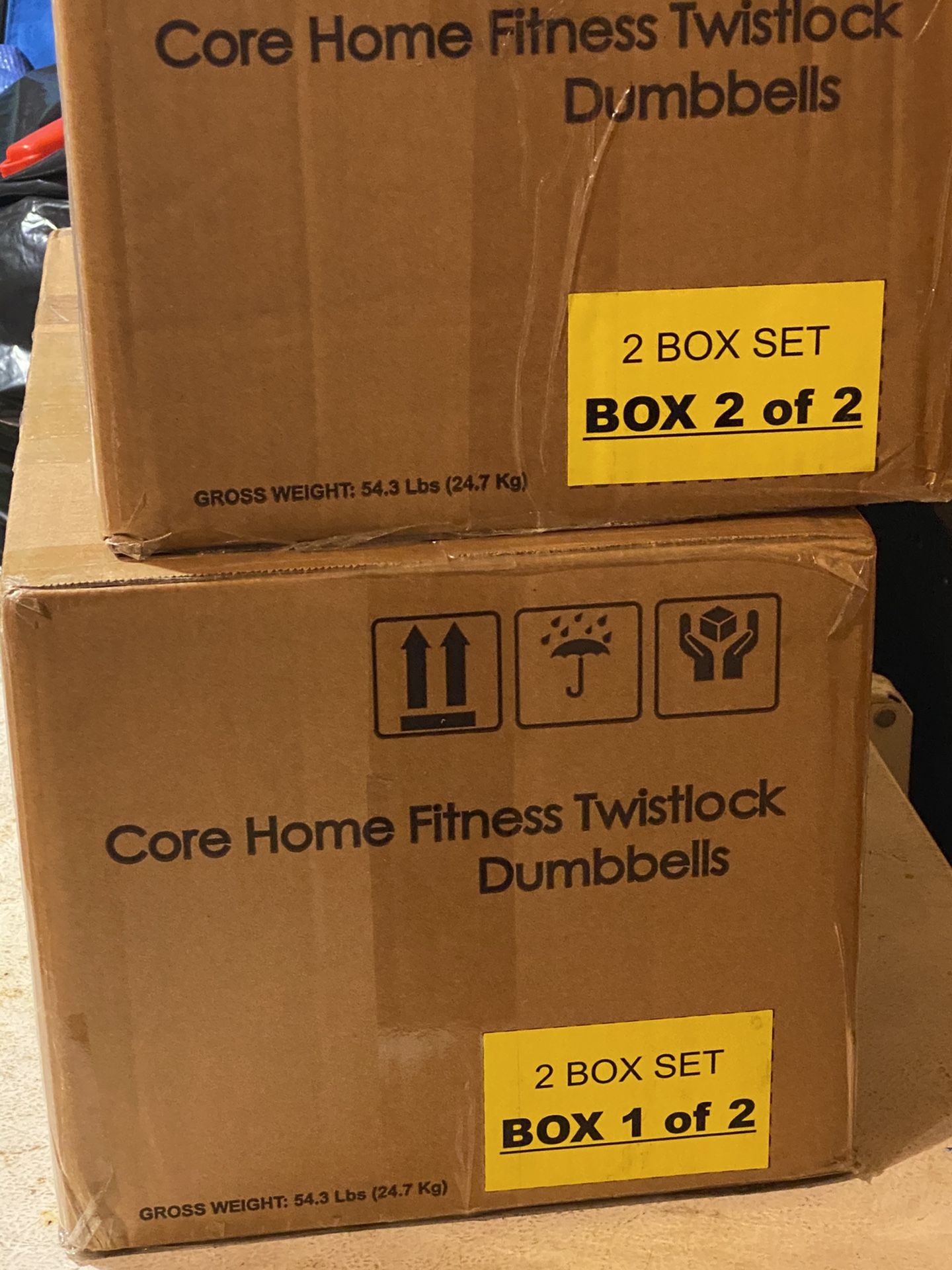 Core Home Fitness Adjustable Dumbbells Set