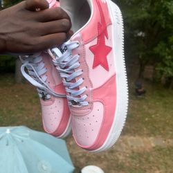 Pink Bapestars Size 10