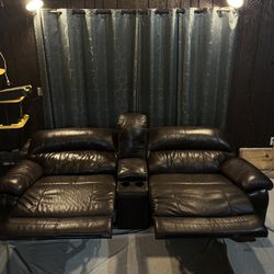 Synthetic Leather Electric Recliner 