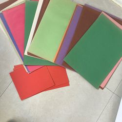 Over 30 Sheets Project Construction Paper For Kids School