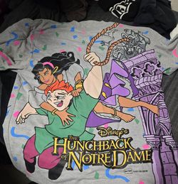 Notre dame Disney all over print very rare