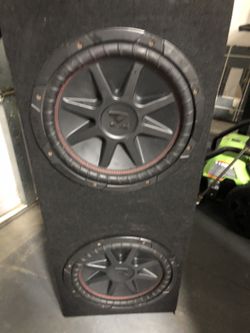 Two Kicker Vr Series 12” Subs Comps… With Pioneer Amp