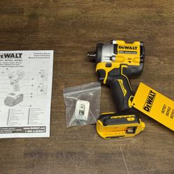 DeWalt 20V MAX ATOMIC 1/2 in. Cordless Brushless Compact Impact Wrench