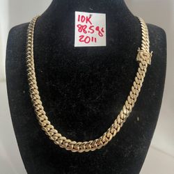 10K Solid Gold 🇨🇺 Links Chain 88.5Gr 20 Inches Long 