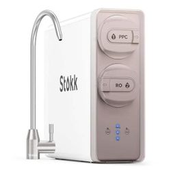 Under Sink Reverse Osmosis Water Filtration System 8-Stage Tankless Water Filter, Reduces PFAS TDS 2:1 Pure to Drain