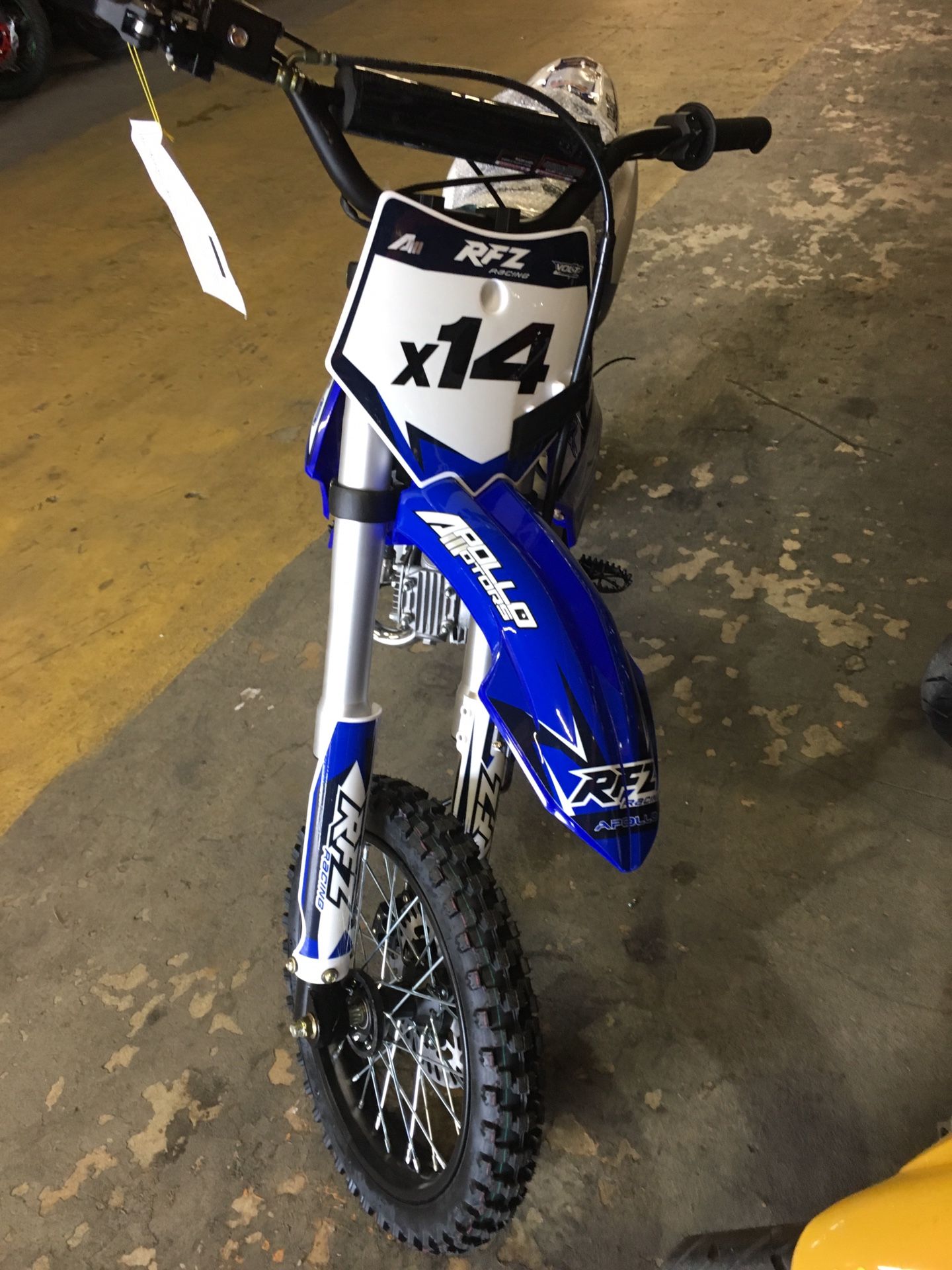 Dirt bikes Apollo 70cc 110cc 125cc and 250cc from 750.00