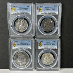 Variety of PCGS Graded Silver Coins