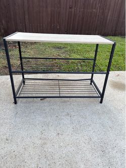 Metal Storage Shelf / Table