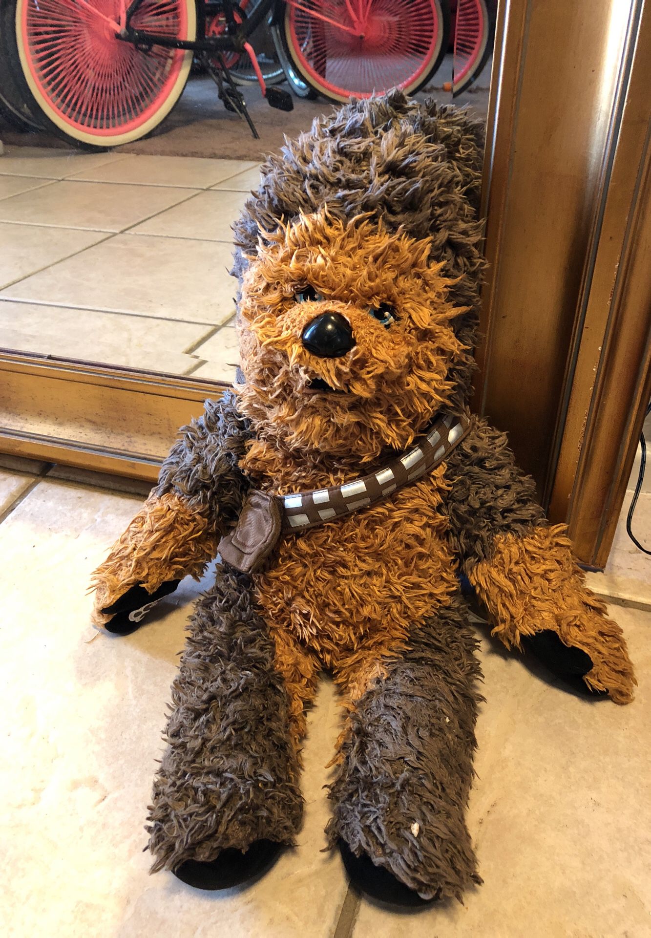 STAR WARS CHEWBACCA Build A Bear 21 Inch Stuffed Toy Doll Collectable Soft Bear