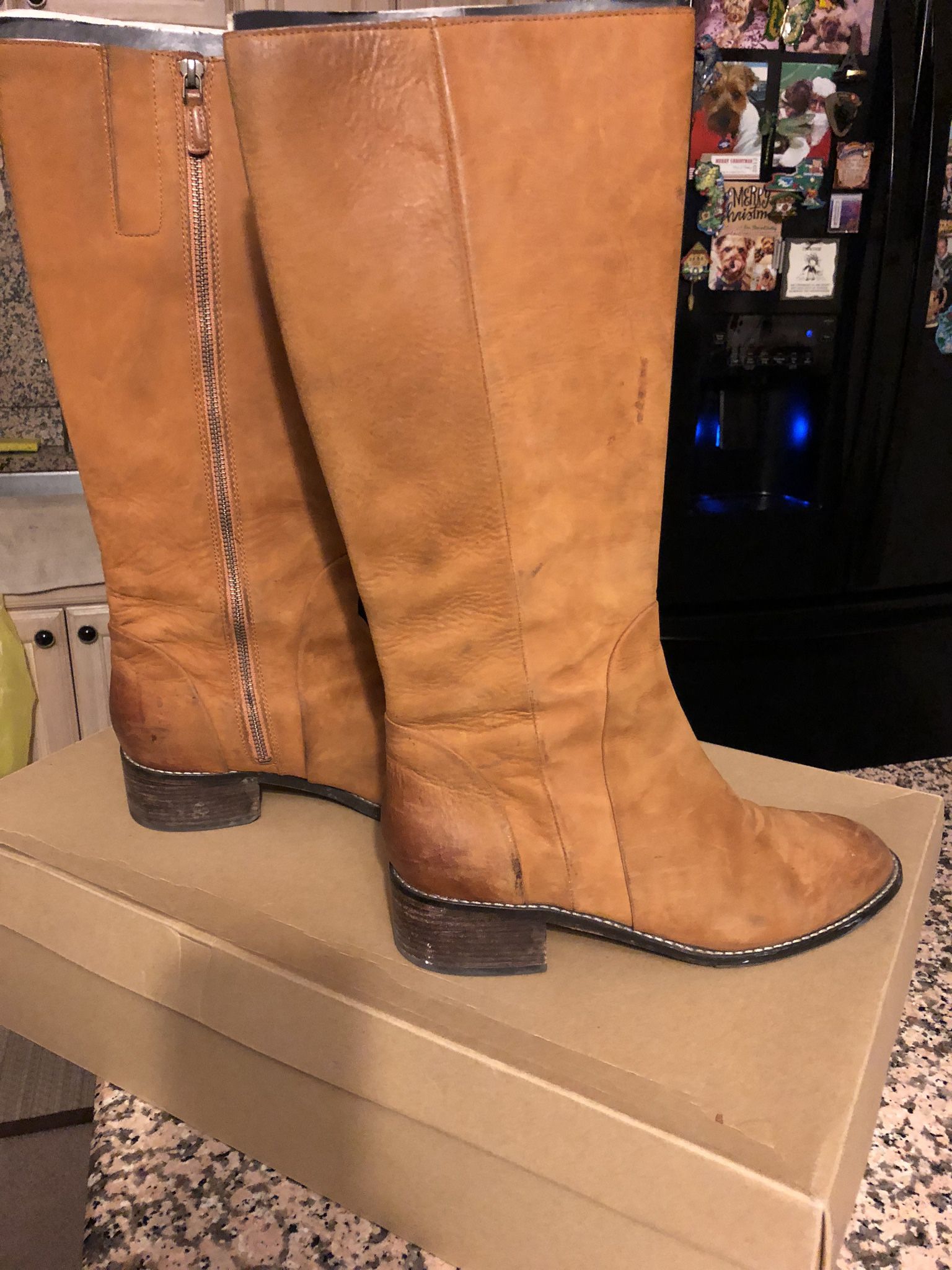 Women’s Cole Haan Cassie Brown Suede Boots Size 9