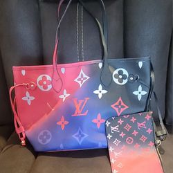 LV Leather Neverfull MM Size Bag for Sale in Jacksboro, TN - OfferUp