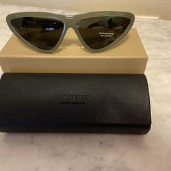 Burberry Dark Green Cat Eye Ladies Sunglasses-New In box, Never Been Worn